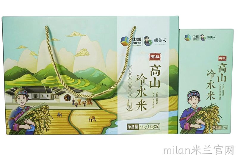 有机高山冷水米5kg礼盒装