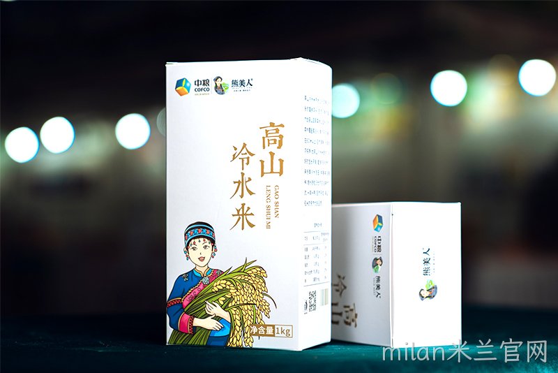 高山冷水米1kg内包装